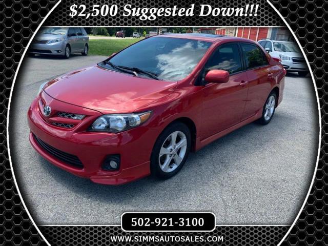 2011 Toyota Corolla S for sale in Shepherdsville, KY