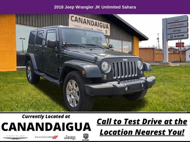 2018 Jeep Wrangler JK Unlimited Unlimited Sahara 4x4 for sale in Canandaigua, NY