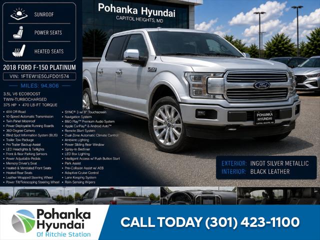 2018 Ford F-150 Platinum for sale in Capitol Heights, MD