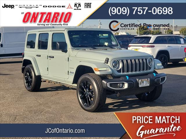 2024 Jeep Wrangler 4xe Sahara 4xe for sale in Ontario, CA