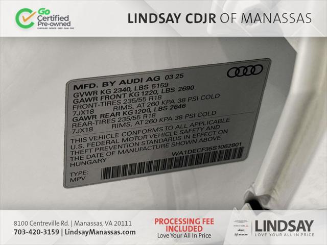2025 Audi Q3 Premium 45 TFSI S line quattro Tiptronic