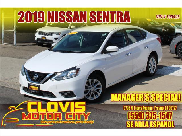 2019 Nissan Sentra SV for sale in Fresno, CA