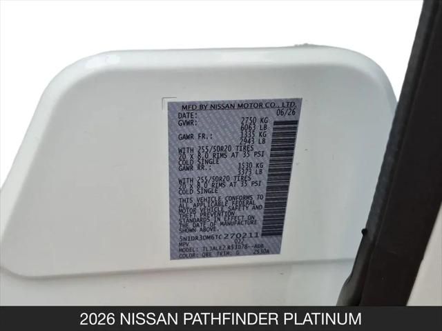 2026 Nissan Pathfinder Platinum