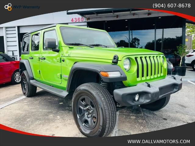 2018 Jeep Wrangler Unlimited Sport 4x4 for sale in Jacksonville, FL