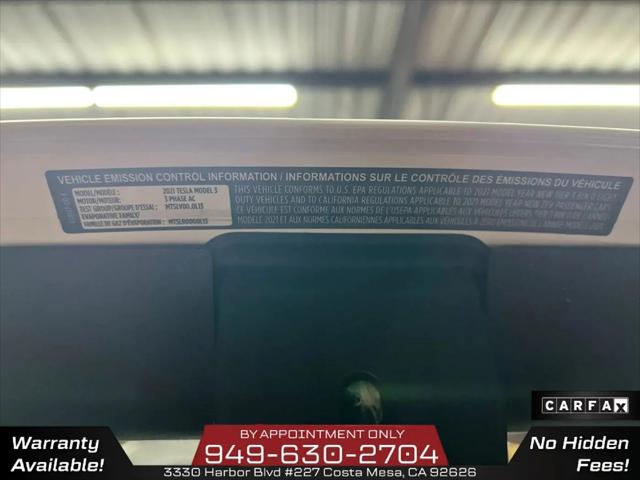 2021 Tesla Model 3 Standard Range Plus Rear-Wheel Drive
