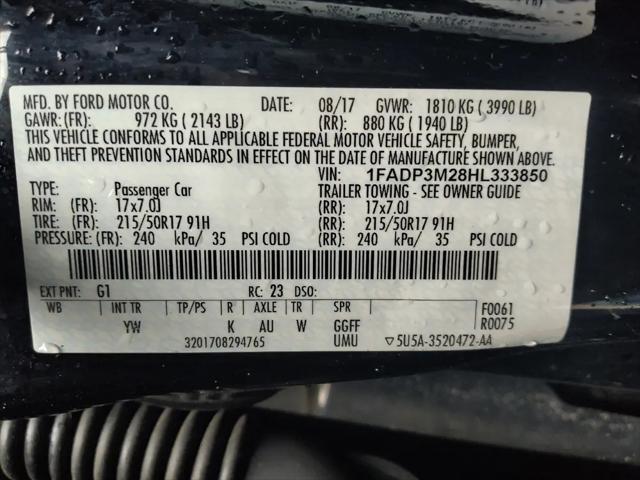 2017 Ford Focus SEL