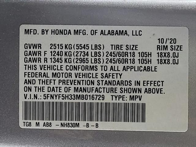 2021 Honda Pilot 2WD EX