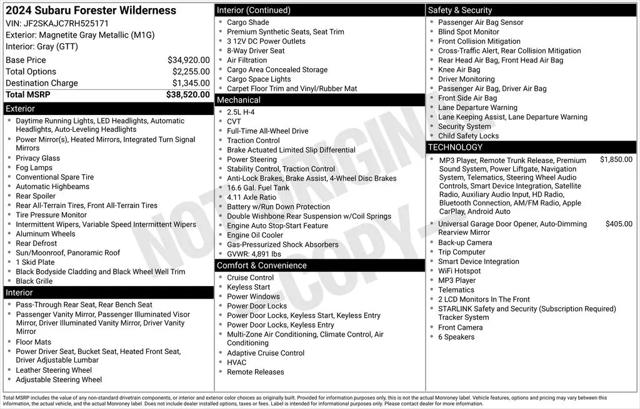 2024 Subaru Forester Wilderness