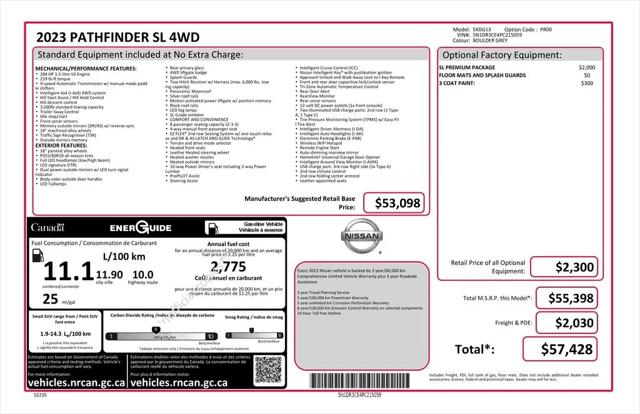 2023 Nissan Pathfinder SL 4WD