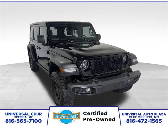2025 Jeep Wrangler 4-Door Willys 4x4 for sale in Odessa, MO