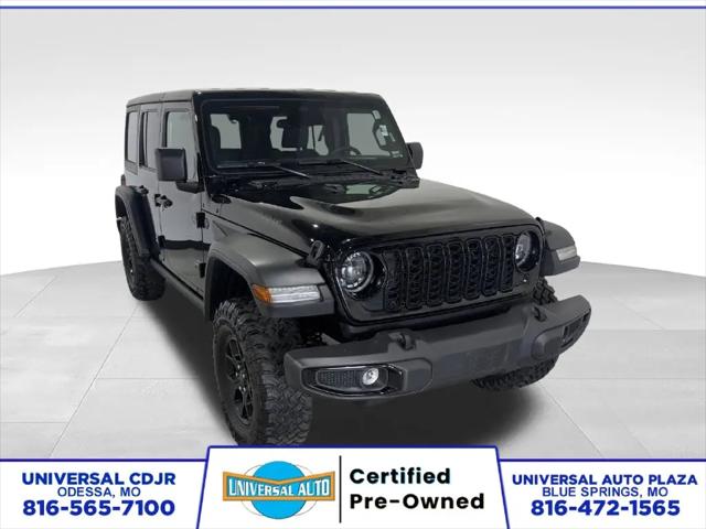 2025 Jeep Wrangler 4-Door Willys 4x4 for sale in Odessa, MO