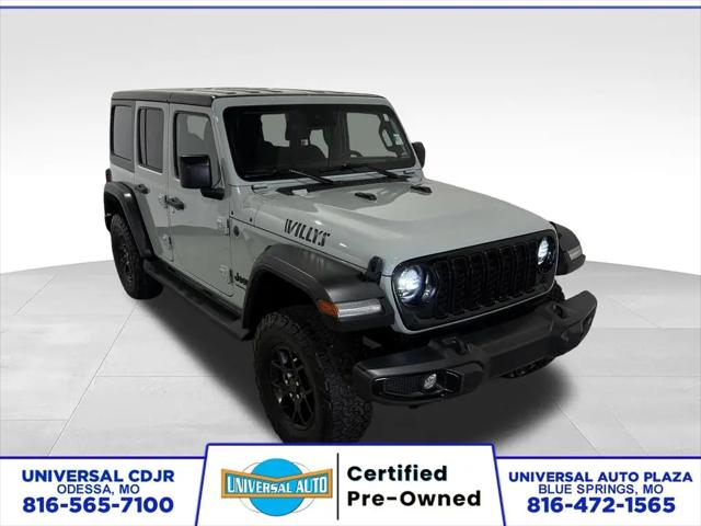2024 Jeep Wrangler 4-Door Willys for sale in Odessa, MO