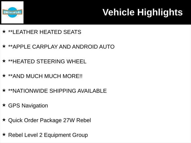 2026 Ram 1500 Rebel Crew Cab 4x4 57 Box