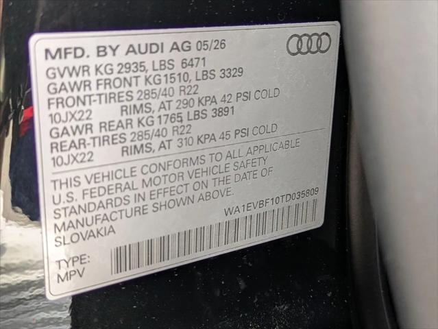 2026 Audi Q8 Premium Plus 55 TFSI quattro Tiptronic