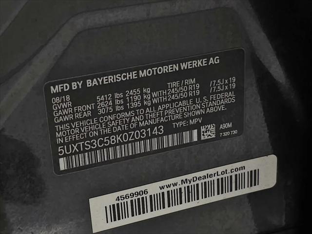2019 BMW X3 M40i