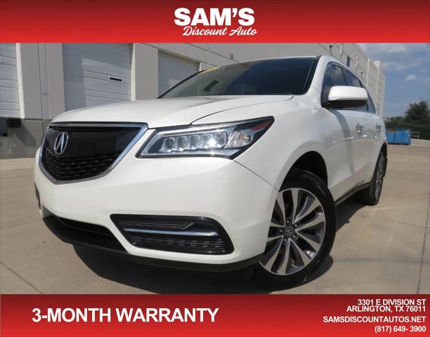 2016 Acura MDX Technology Package for sale in Arlington, TX