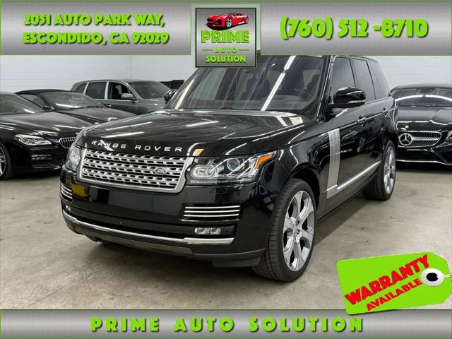 2016 Land Rover Range Rover 5.0L V8 Supercharged Autobiography for sale in Escondido, CA