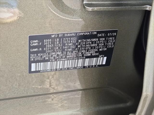 2026 Subaru Ascent Limited 8-Passenger