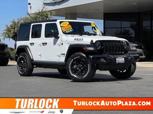 2022 Jeep Wrangler Unlimited Willys 4x4 for sale in Turlock, CA