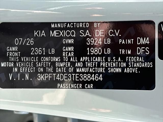 2026 Kia K4 LXS