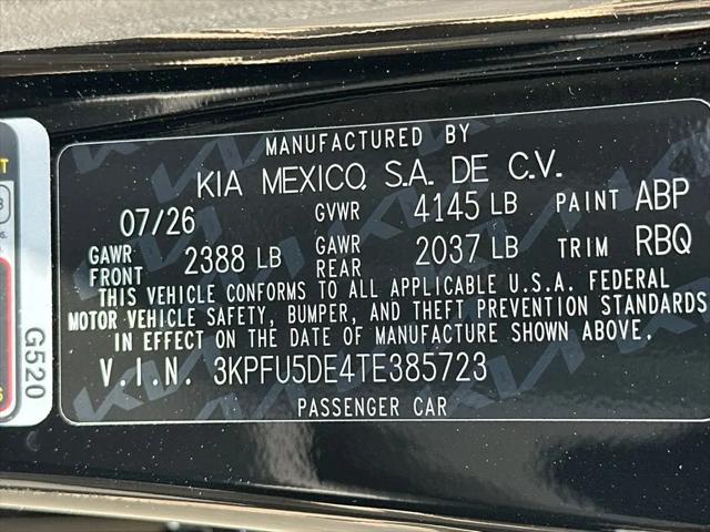 2026 Kia K4 GT-Line