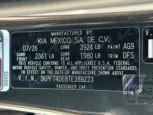2026 Kia K4 LXS