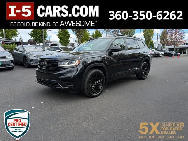 2023 Volkswagen Atlas 3.6L V6 SEL R-Line Black for sale in Olympia, WA