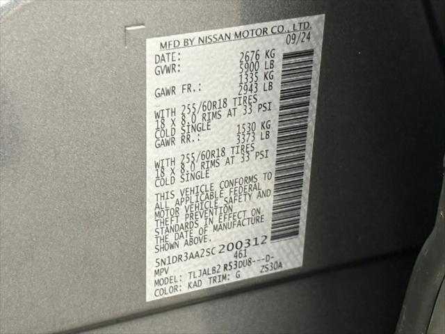 2025 Nissan Pathfinder S FWD