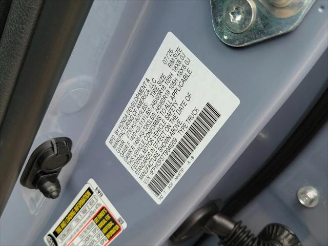 2026 Honda Ridgeline RTL