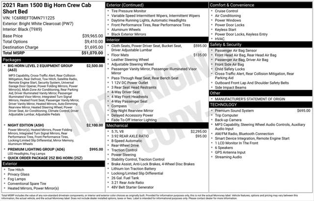 2021 Ram 1500 Big Horn