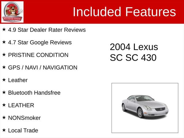 2004 Lexus SC 430 430