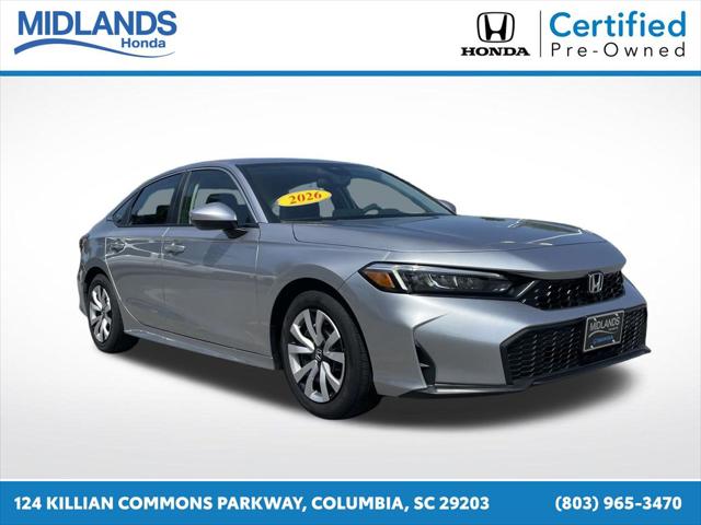 2026 Honda Civic LX for sale in Columbia, SC