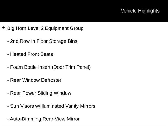 2021 Ram 1500 Big Horn Crew Cab 4x4 5'7" Box