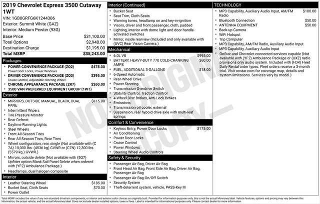 2019 Chevrolet Express Cutaway 4500 3500 for sale in McKinney, TX