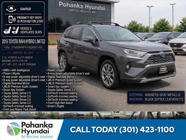 2019 Toyota RAV4 Hybrid Limited for sale in Capitol Heights, MD
