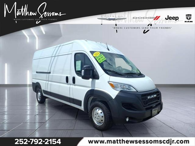 2024 Ram ProMaster 2500 Cargo Van Tradesman High Roof 159 WB w/Pass Seat for sale in Williamston, NC