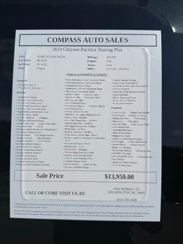 2019 Chrysler Pacifica Touring Plus