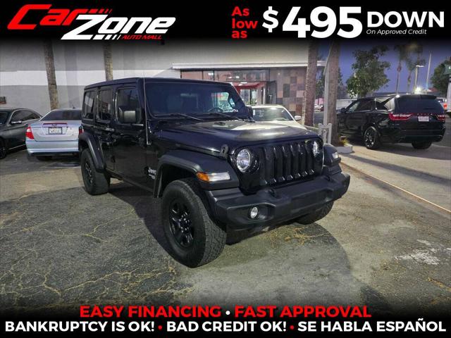 2019 Jeep Wrangler Unlimited Sport 4x4 for sale in South Gate, CA