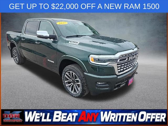 2027 RAM Ram 1500 RAM 1500 LIMITED LONGHORN CREW CAB 4X4 57 BOX 2027 RAM Ram 1500 RAM 1500 LIMITED LONGHORN CREW CAB 4X4 57 BOX