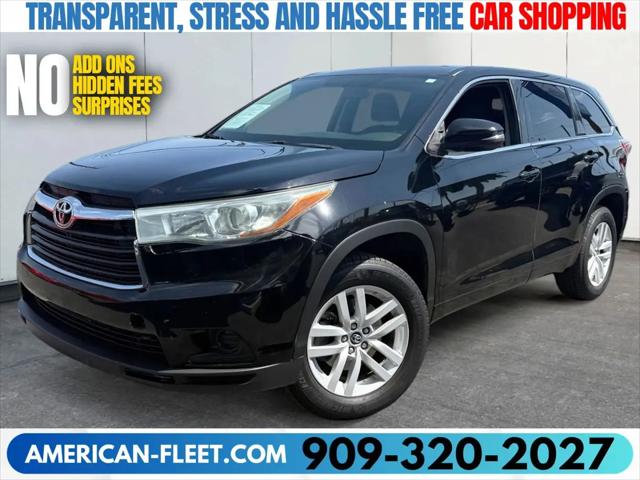 2016 Toyota Highlander LE V6 for sale in Fontana, CA