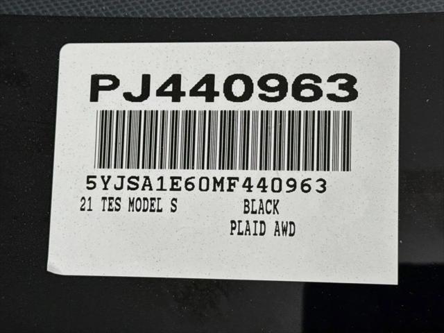 2021 Tesla Model S Plaid Tri Motor All-Wheel Drive