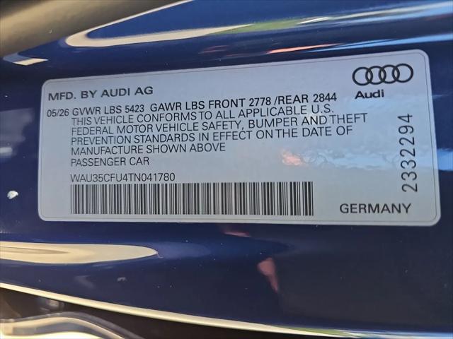 2026 Audi S5 Prestige TFSI quattro S tronic