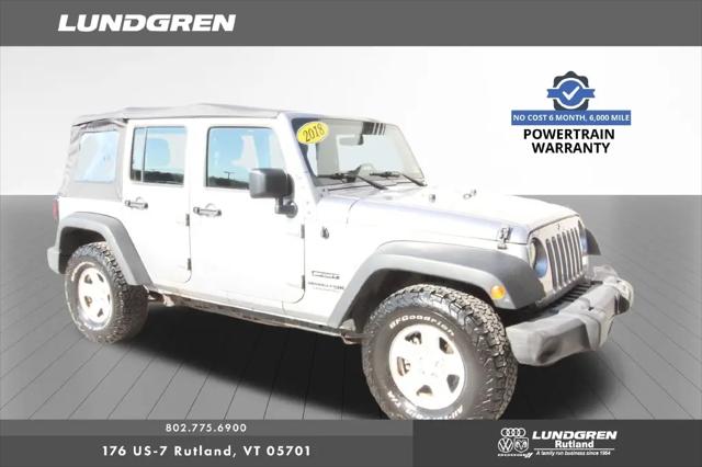 2018 Jeep Wrangler JK Unlimited Sport 4x4 for sale in Rutland, VT