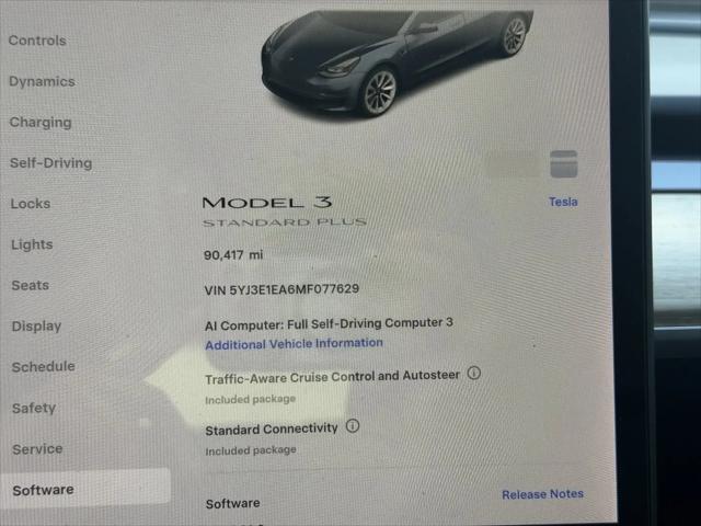 2021 Tesla Model 3 Standard Range Plus Rear-Wheel Drive
