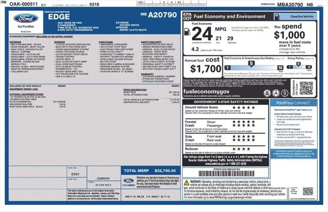 2021 Ford Edge SE