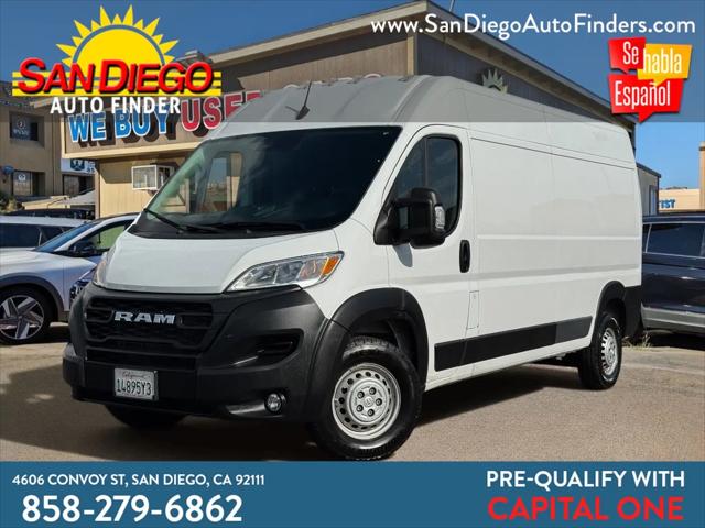 2025 Ram ProMaster 2500 Cargo Van Tradesman High Roof 159" WB w/Pass Seat for sale in San Diego, CA