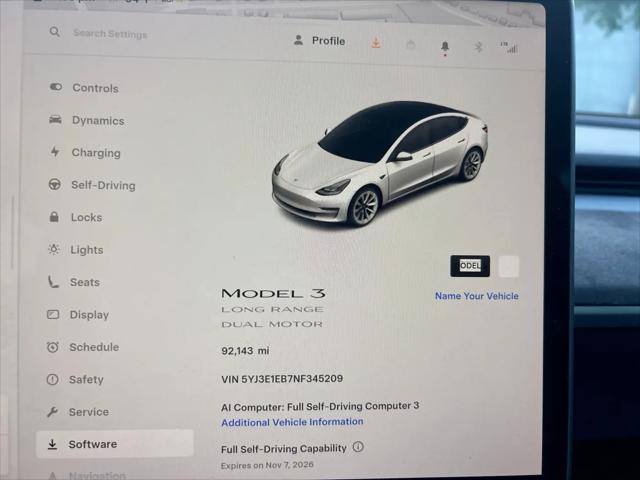 2022 Tesla Model 3 Long Range