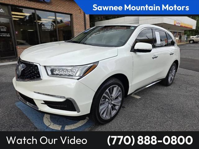2018 Acura MDX w/Technology Package & AcuraWatch Plus Pkg for sale in Cumming, GA