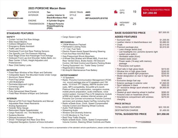 2023 Porsche Macan Macan