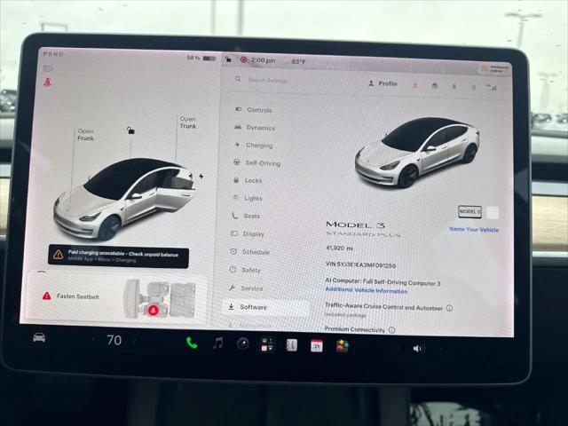 2021 Tesla Model 3 Standard Range Plus Rear-Wheel Drive